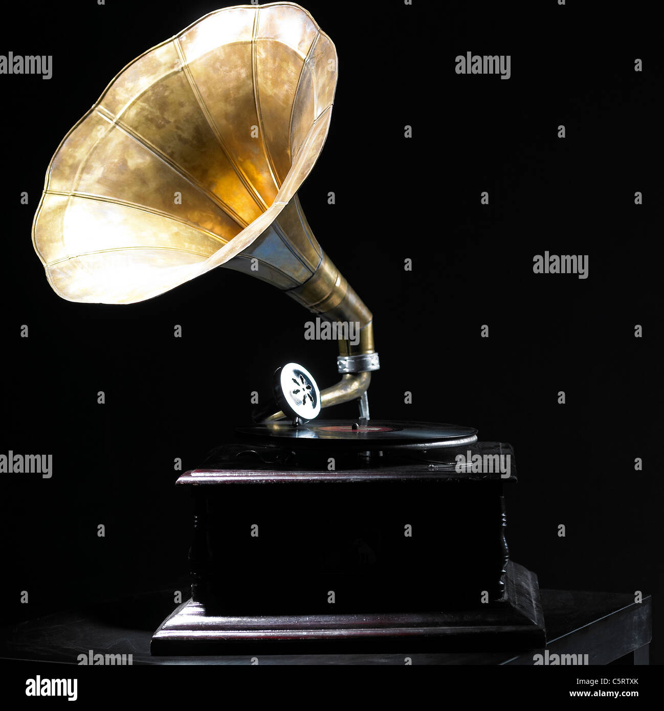 Gramophone Stock Photo