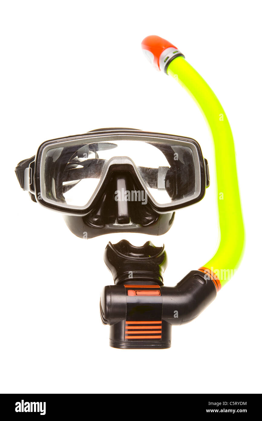 Tube for diving (snorkel) and mask Stock Photo Alamy