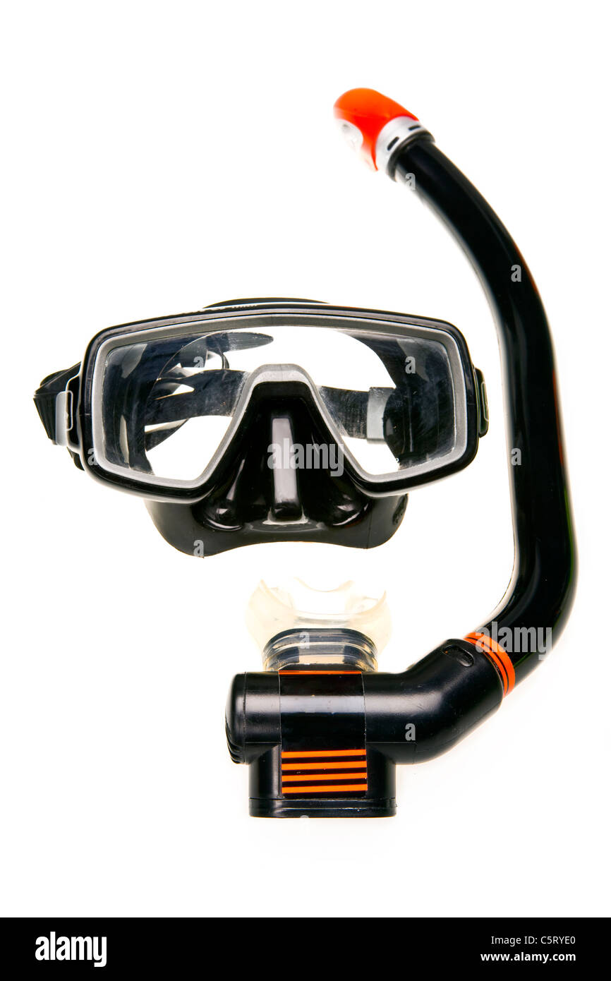 Tube for diving (snorkel) and mask Stock Photo Alamy