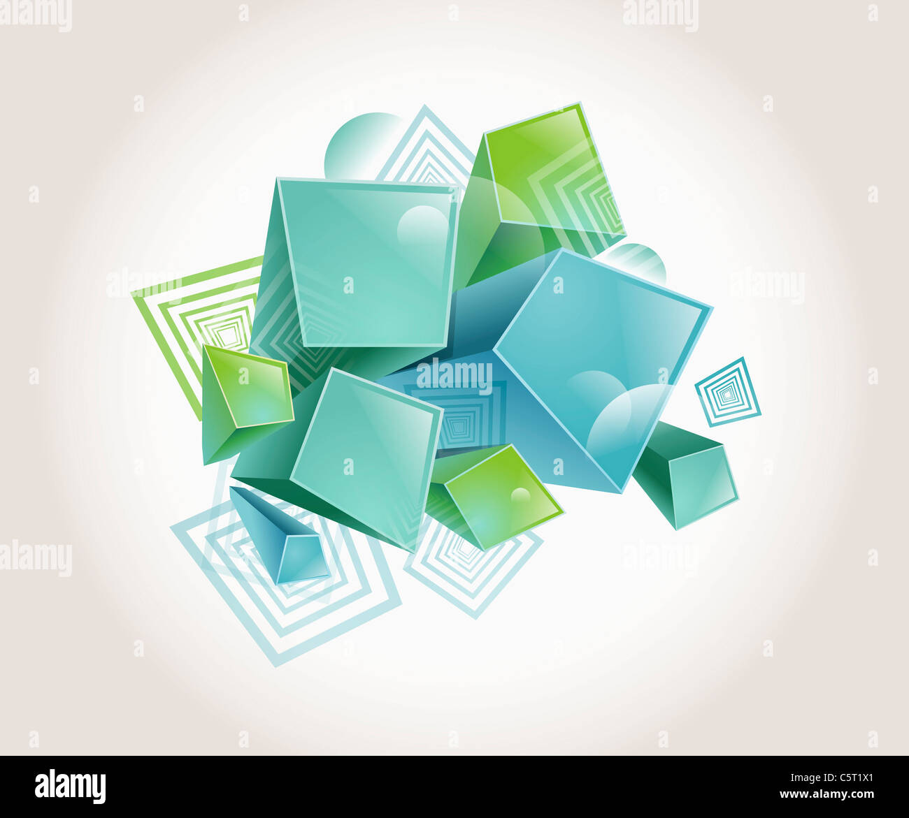 patterned three dimensions cubes Stock Photo - Alamy