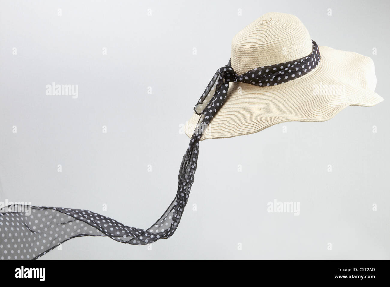 hats in blowing wind Stock Photo Alamy