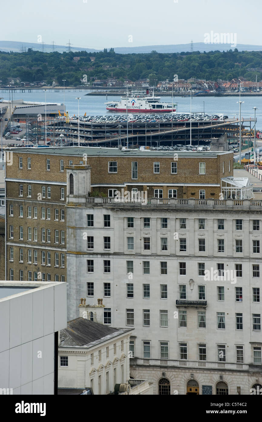 Southampton City centre, England - rooftop view Stock Photo