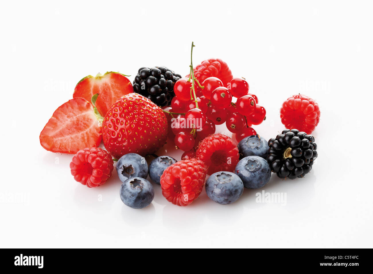 Fresh wild berries Stock Photo