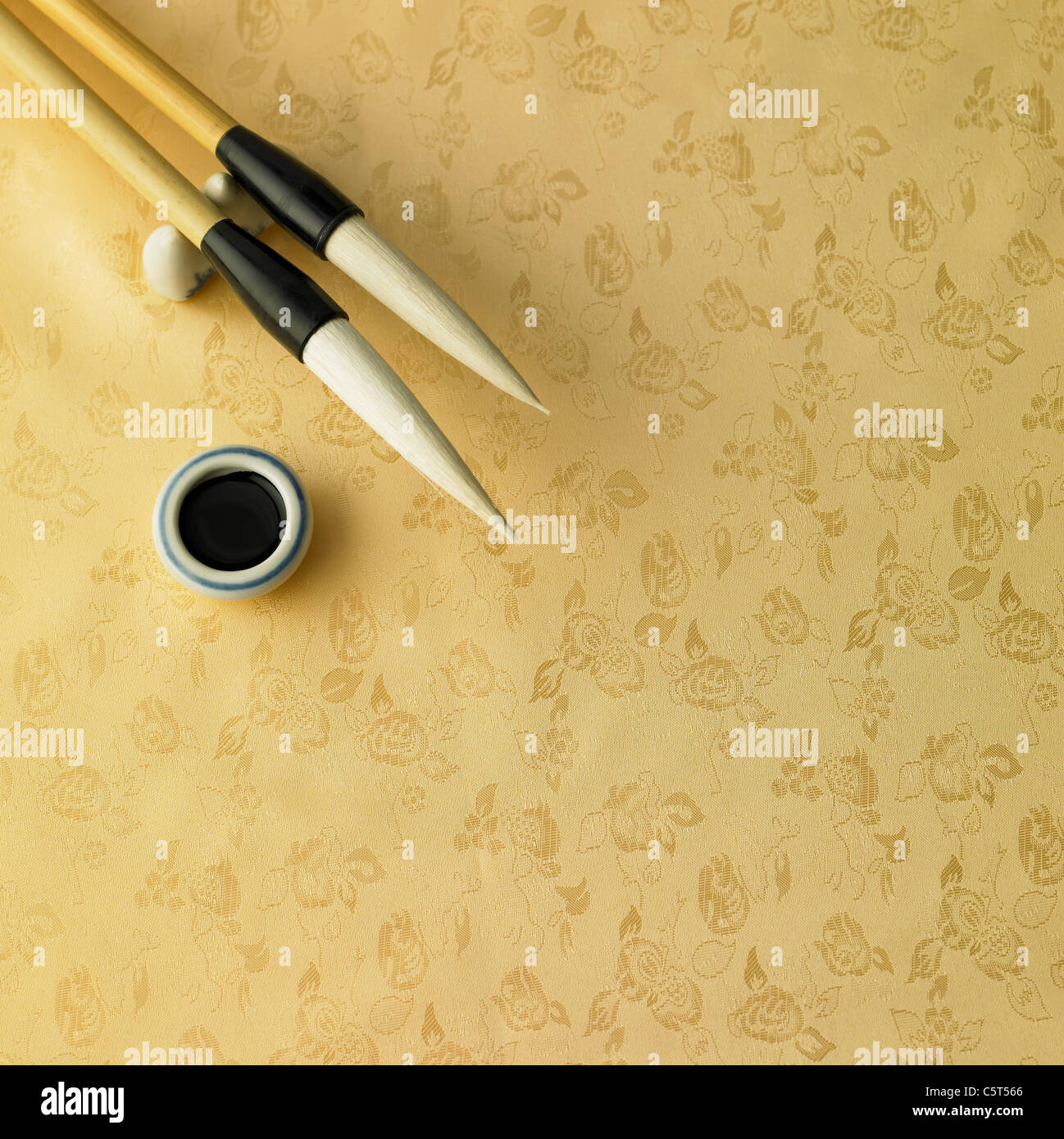 Korean traditional calligraphy brushes Stock Photo Alamy
