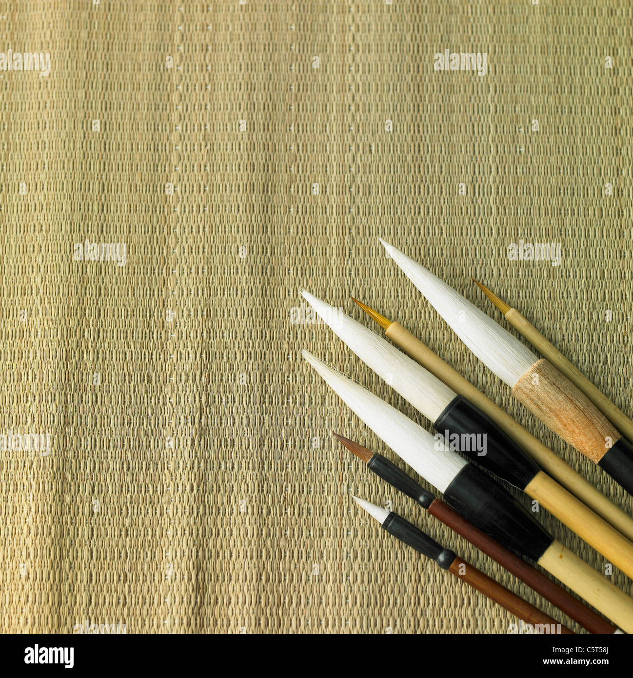 Korean traditional brushes Stock Photo Alamy