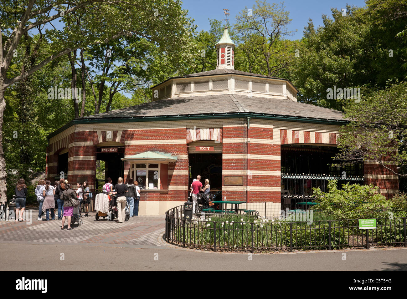 Carousel in Central Park, NYC Stock Photo Alamy