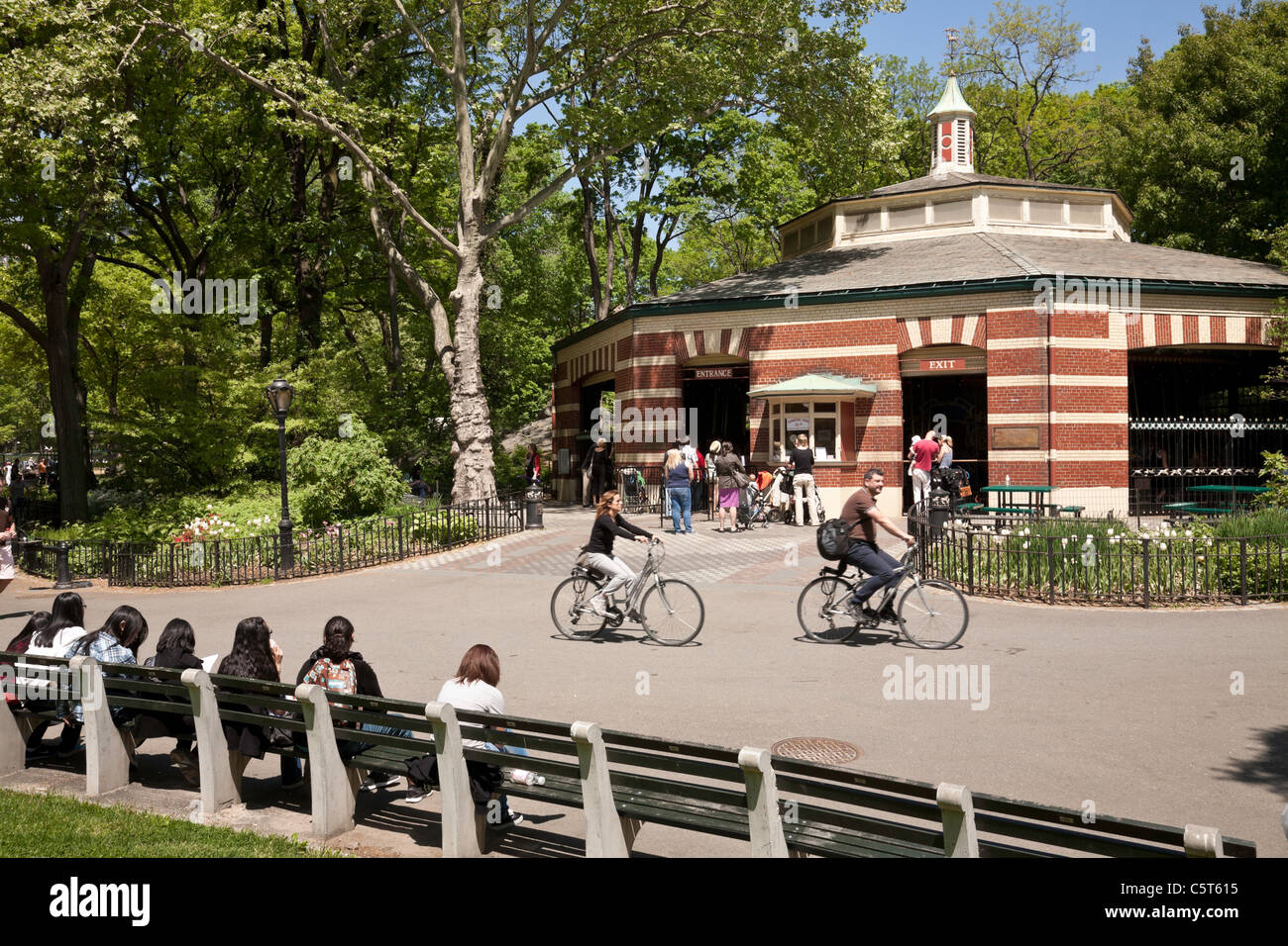 Carousel in Central Park, NYC Stock Photo Alamy