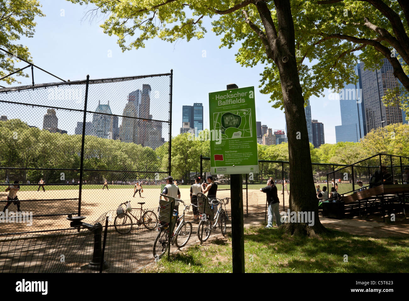 Heckscher Ballfields, Central Park, NYC Stock Photo Alamy