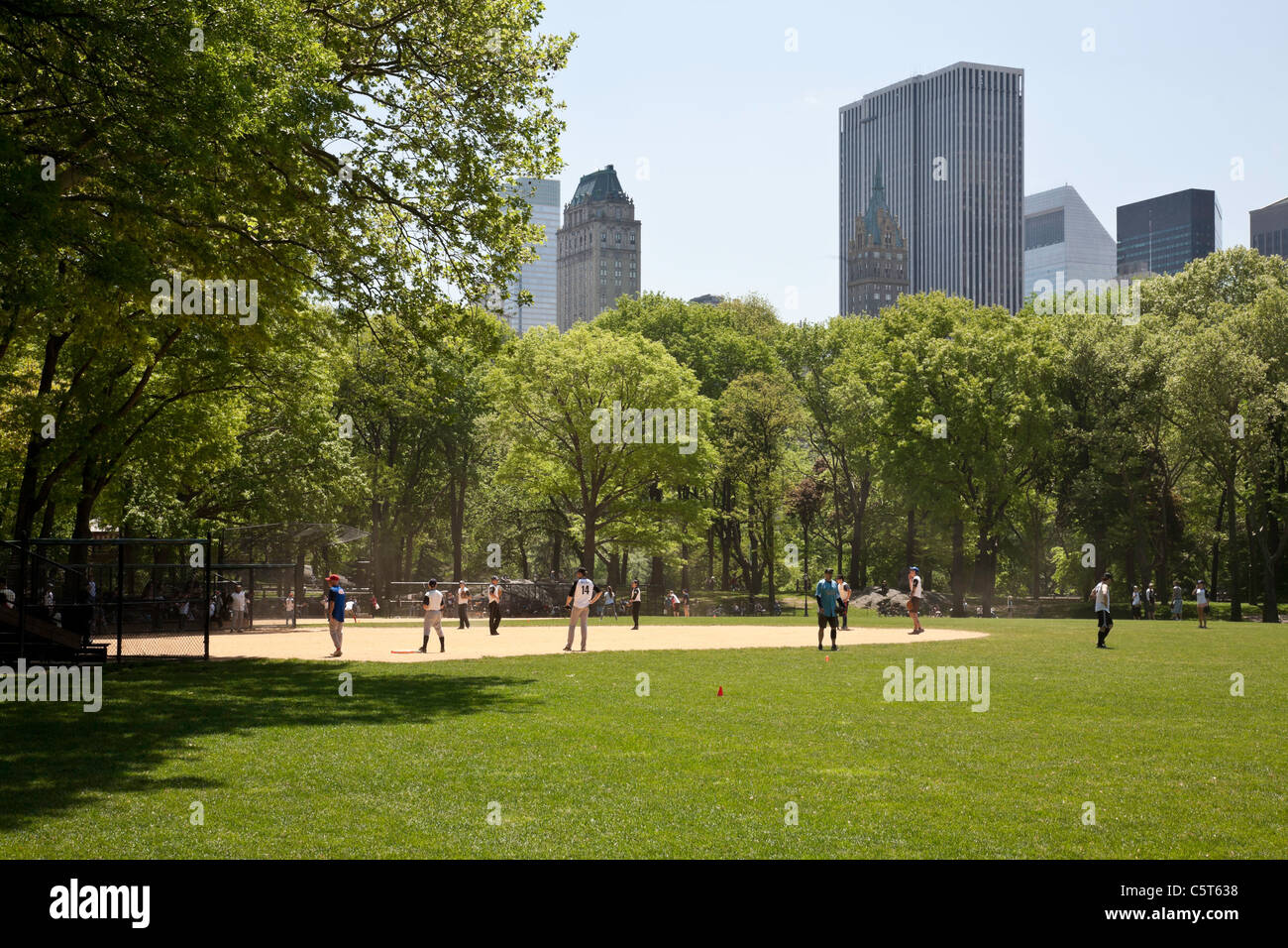 Heckscher Ballfields, Central Park, NYC Stock Photo Alamy