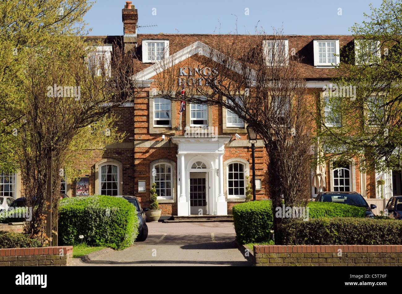 main entrance to Kings Hotel Stokenchurch village Bucks Buckinghamshire