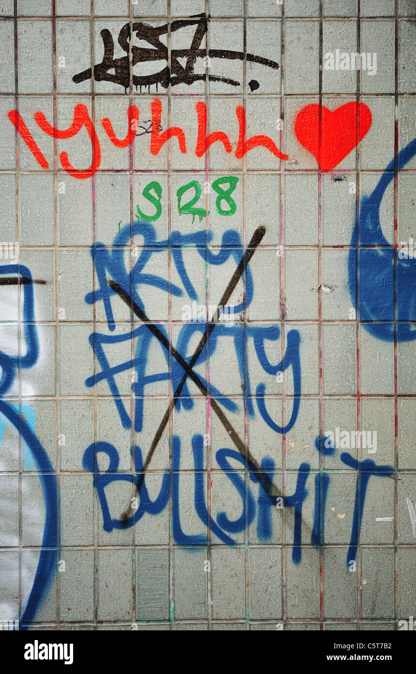 Underpass Graffiti Stock Photo