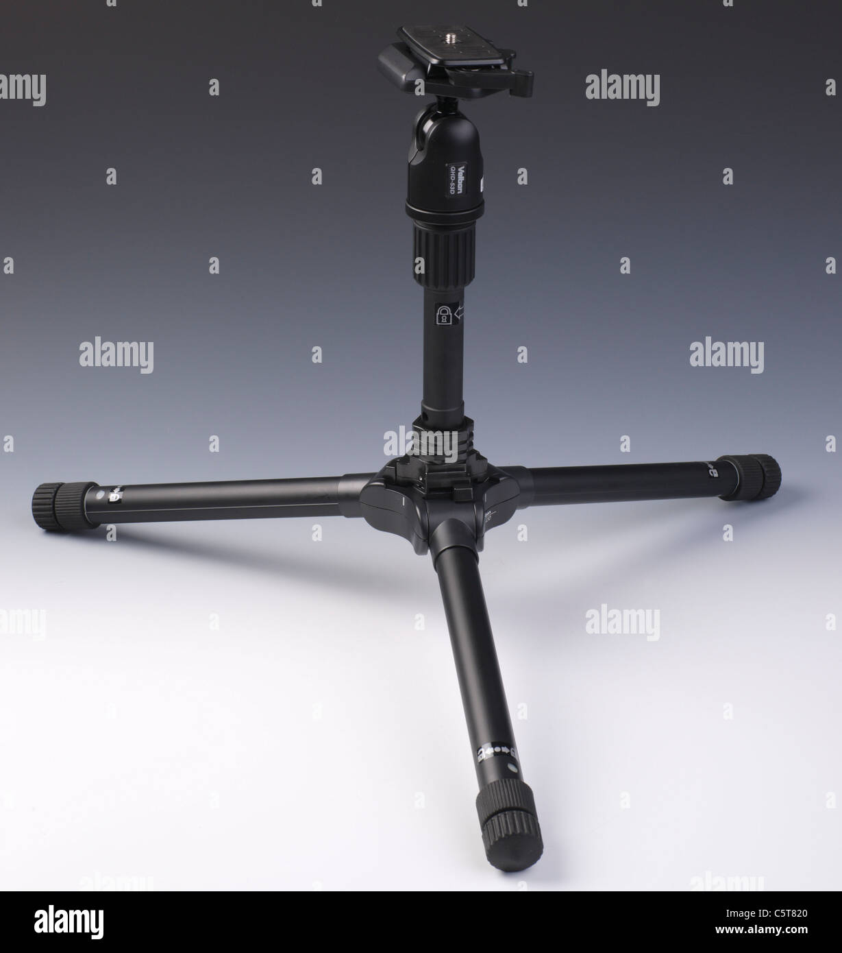 Compact travel tripod Stock Photo Alamy
