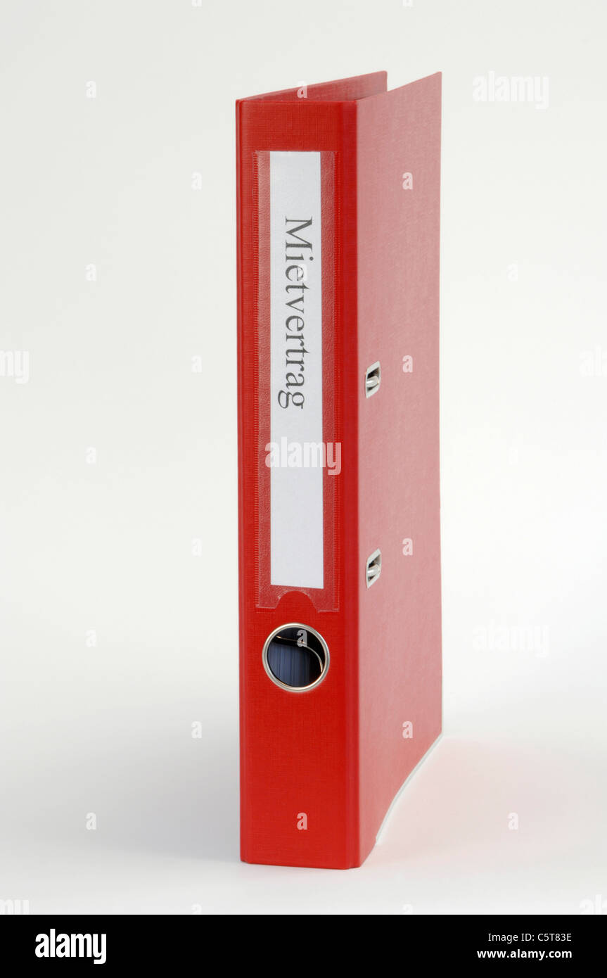 Red Folder, closeup Stock Photo Alamy