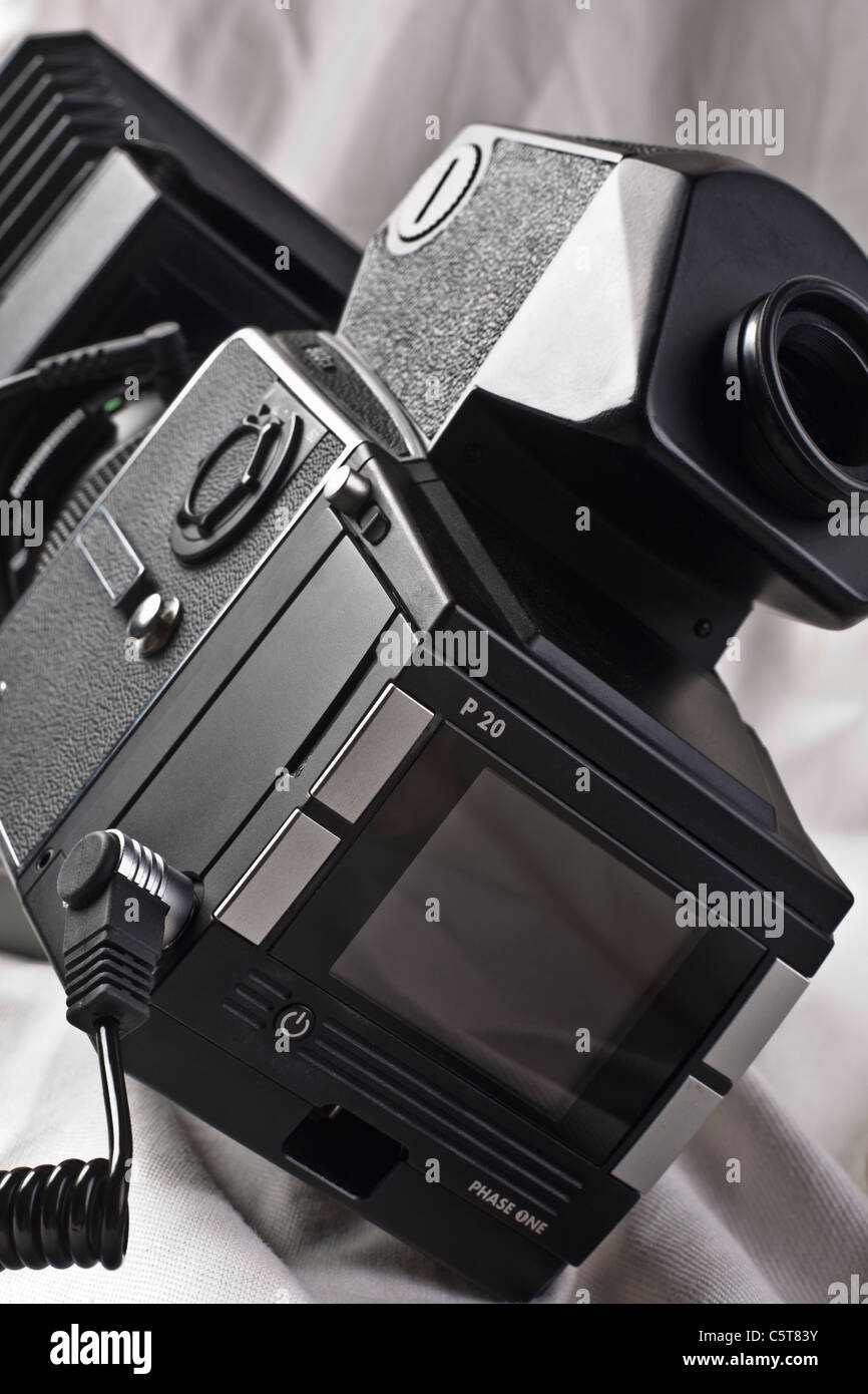 Phase One digital back on a classic Hasselblad camera pro system