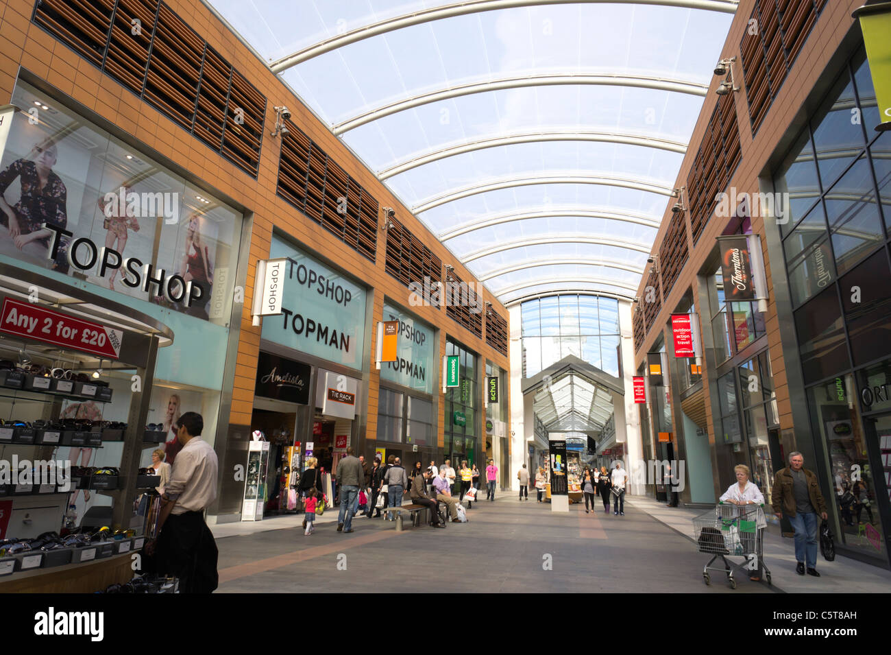 Livingston, Scotland, fashion shopping mall Stock Photo - Alamy