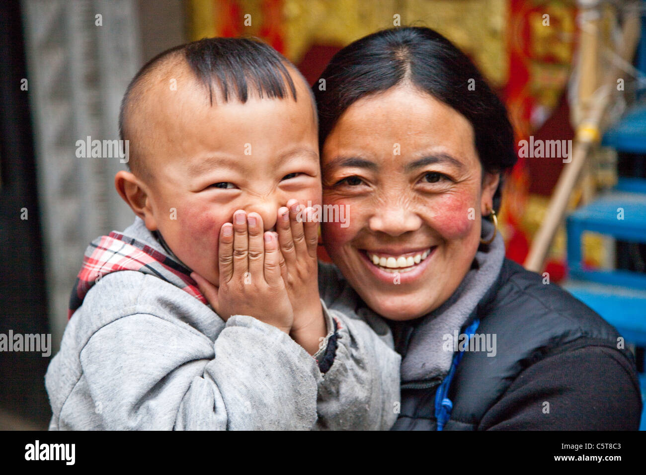 Tibetan child hi-res stock photography and images - Alamy