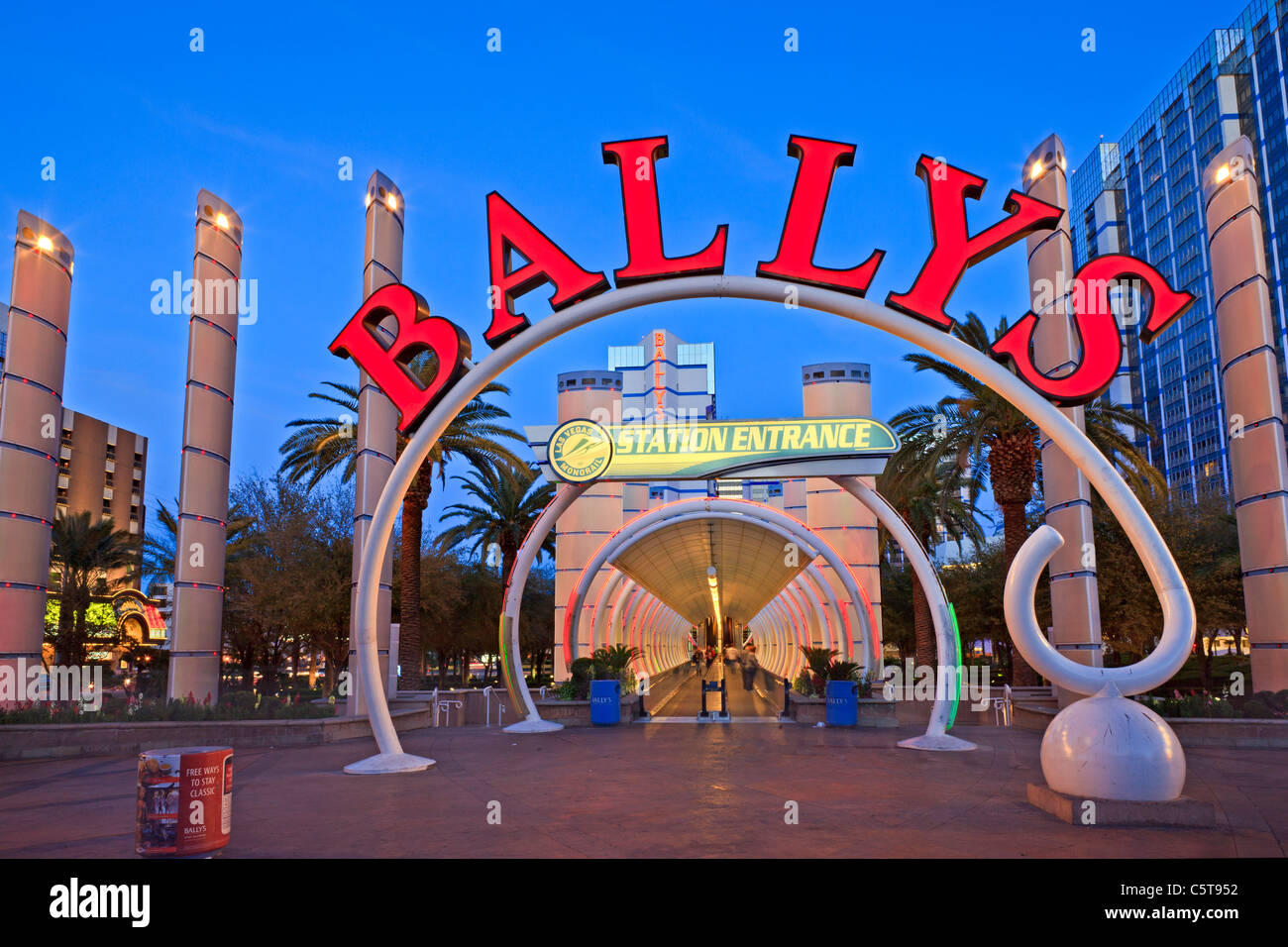 Ballys Hotel & Casino, Las Vegas, Nevada, USA Stock Photo
