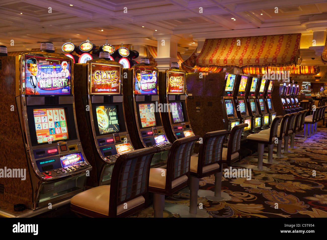 The interior of New York-New York Hotel & Casino in Las Vegas Stock Photo -  Alamy