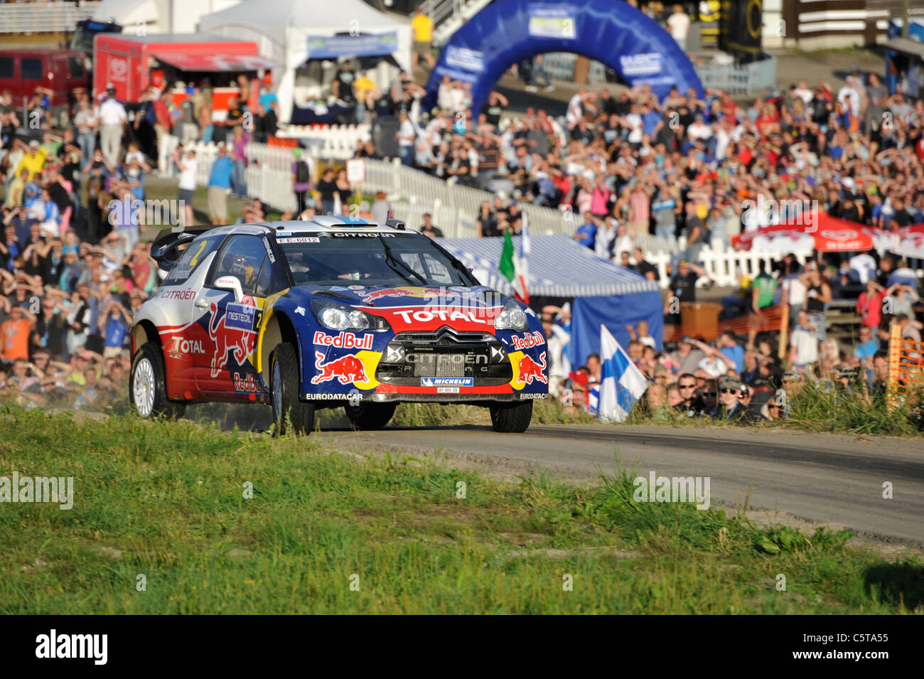 Rally Finland SS22 Laajavuori 2, The FIA World Rally Championship (WRC) Stock Photo