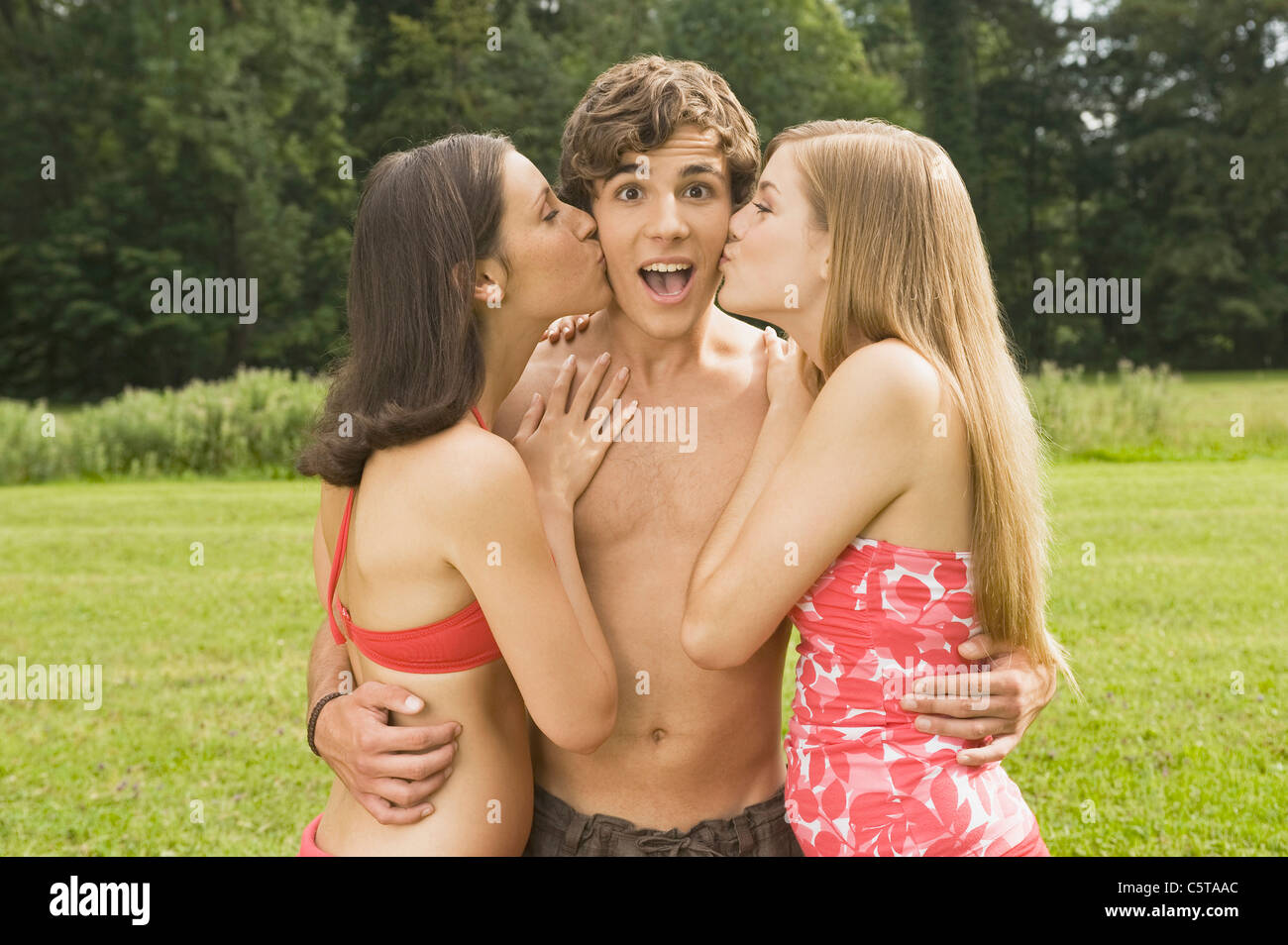 Three teen girls kissing will Three teen girls kissing were
