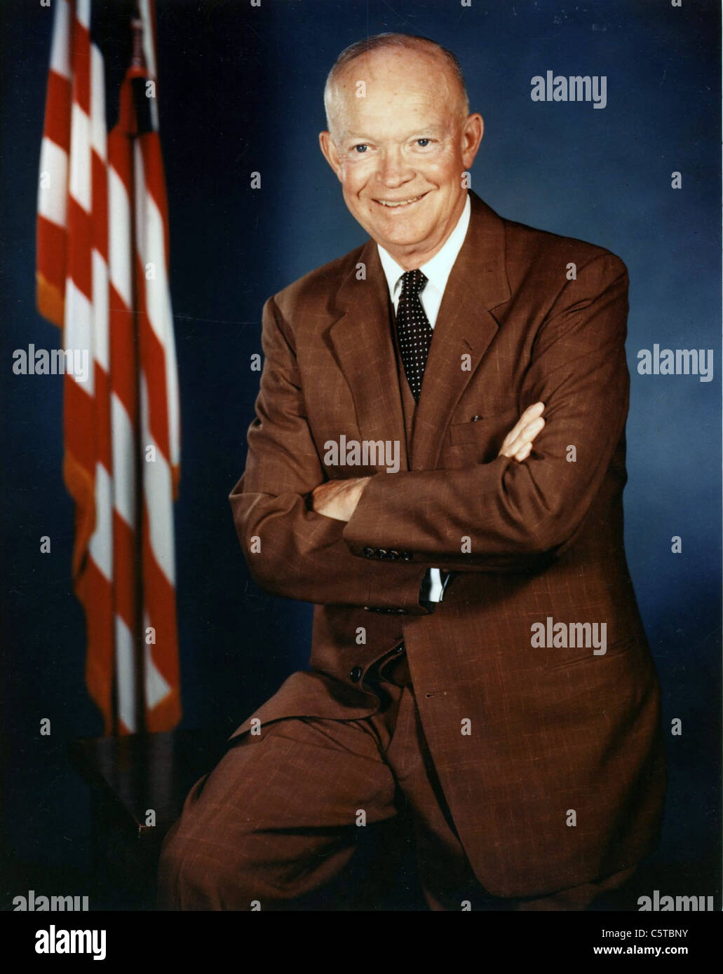 Dwight D Eisenhower 1890 1969 As Us President In July 1956 Stock