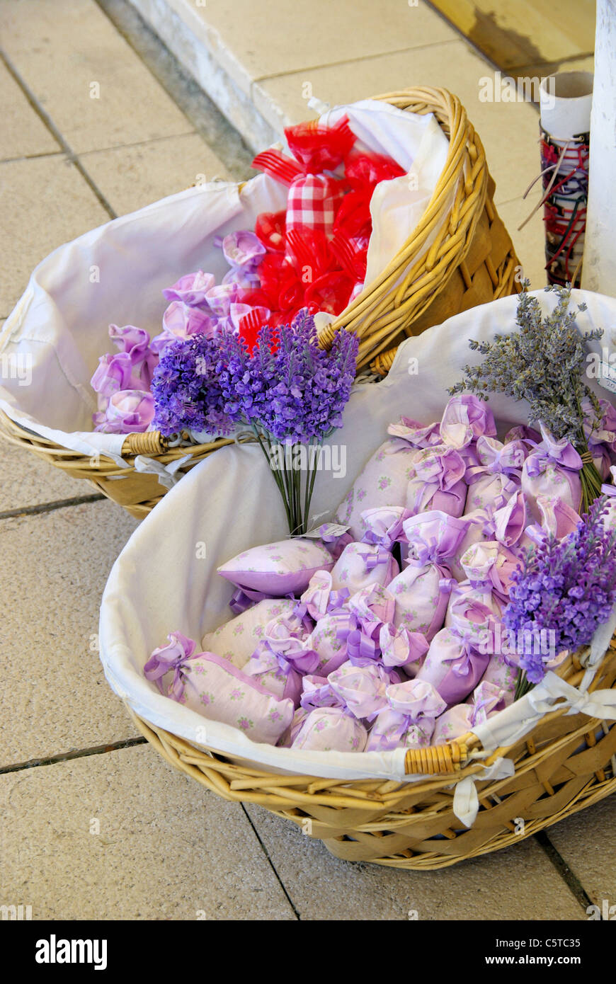 Lavendelsäckchen - lavender little bag 07 Stock Photo