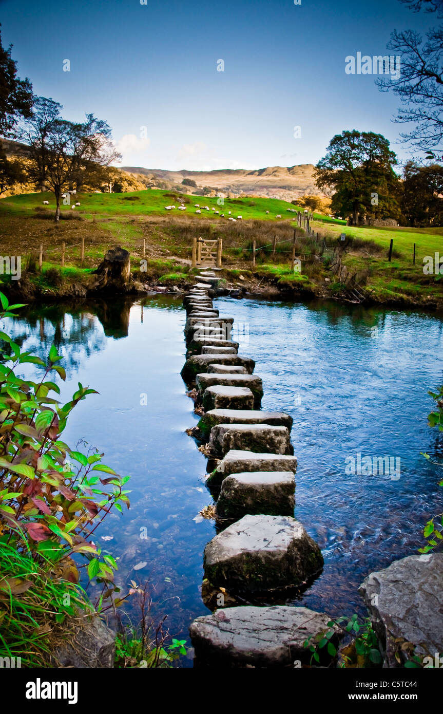 Lake district stepping stones hi-res stock photography and images - Alamy