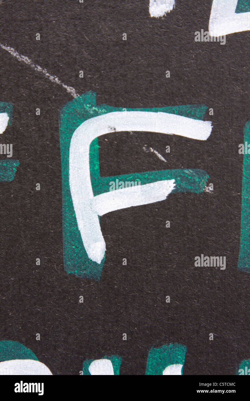 F Alphabet High Resolution Stock Photography And Images Alamy