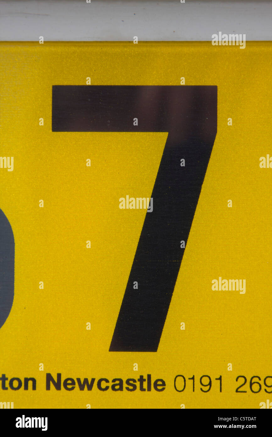 Number 07 hi-res stock photography and images - Alamy