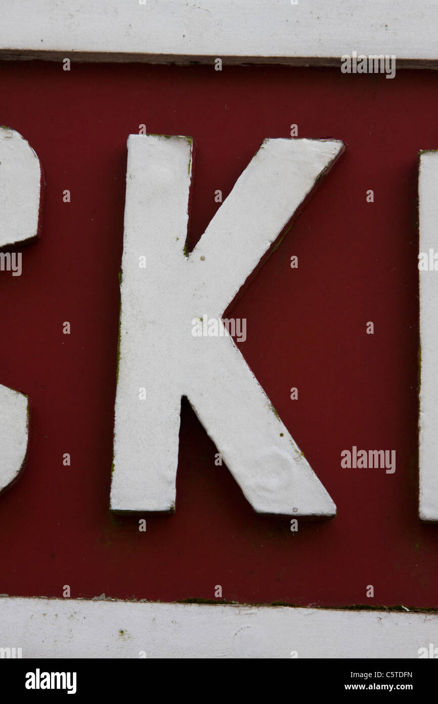 Character K character letter photograph Stock Photo Alamy