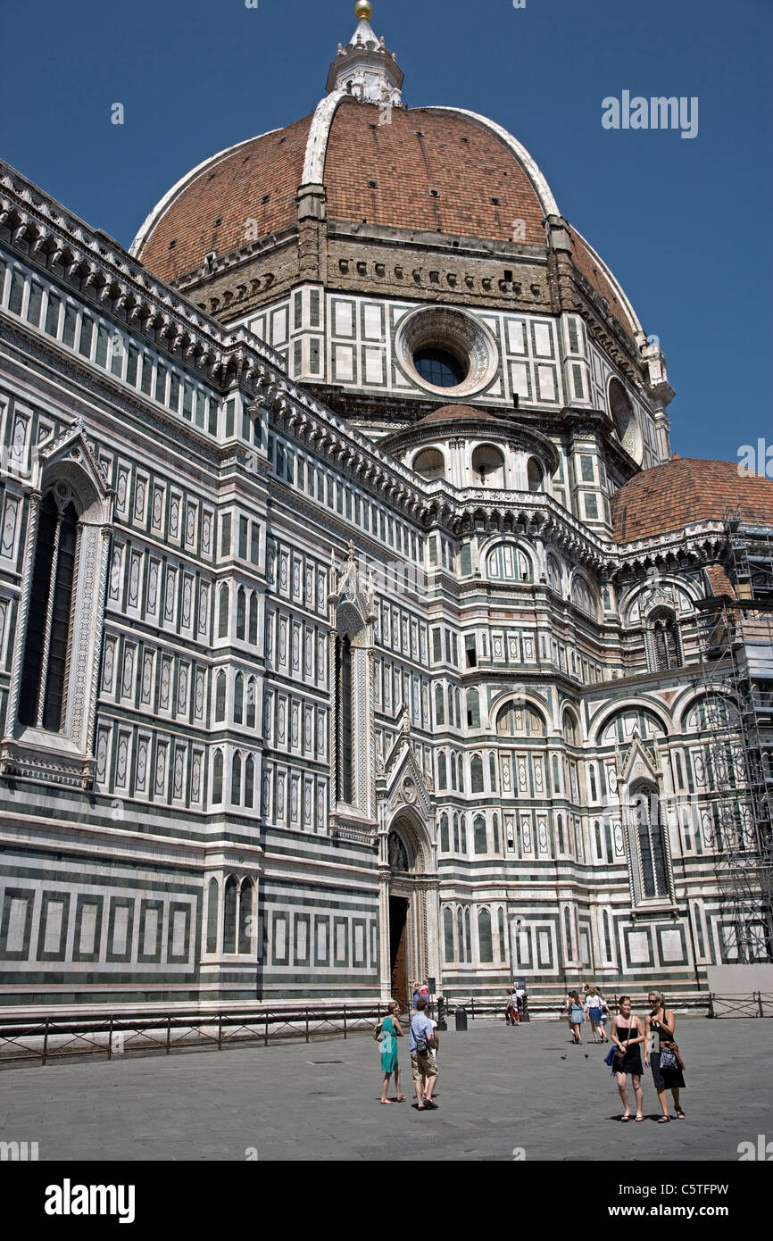 Visiting the Duomo of Florence Tuscany Italy Stock Photo - Alamy