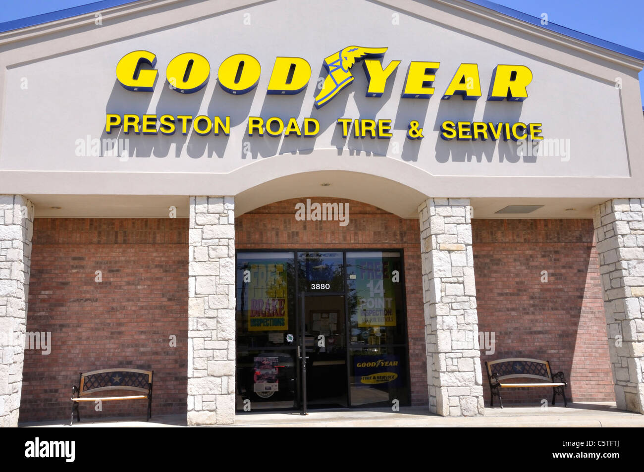 Good Year store, Frisco, Texas, USA Stock Photo Alamy