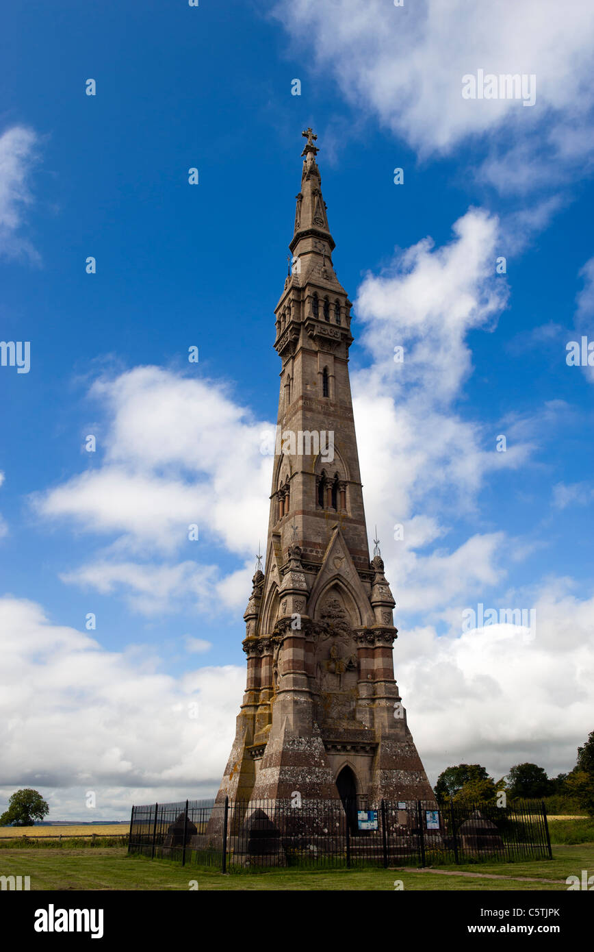Sledmere Monument, Tribute to Sir Tatton Sykes, East Yorkshire Wolds, UK Stock Photo