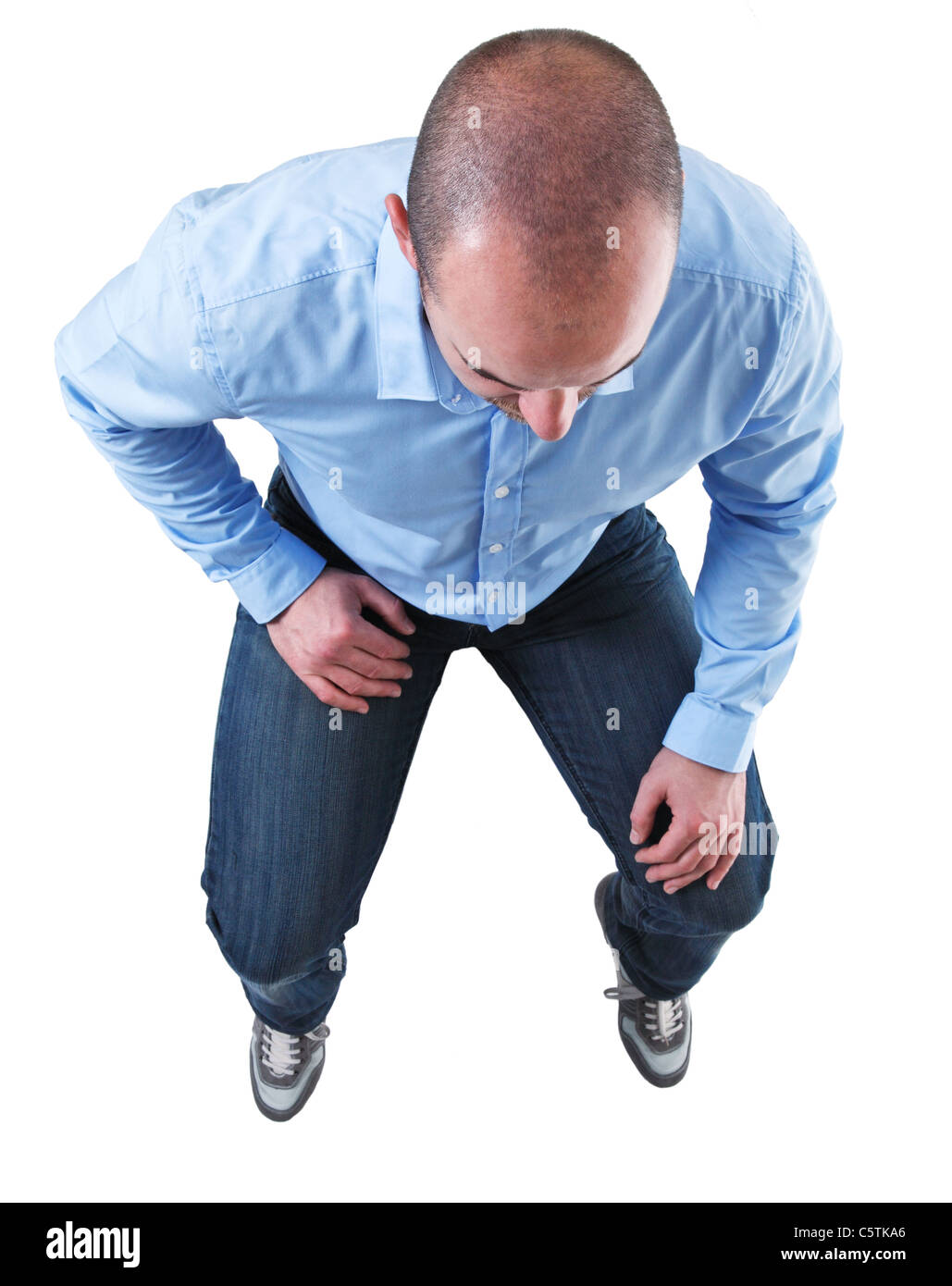 caucasian man isolated on white background Stock Photo - Alamy
