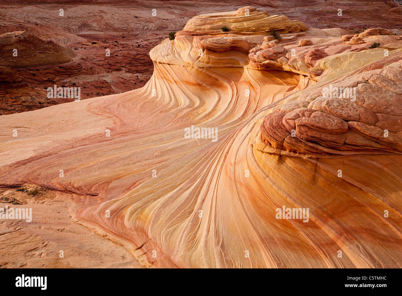 USA, Utah, Coyote Buttes, Second Wave Stock Photo