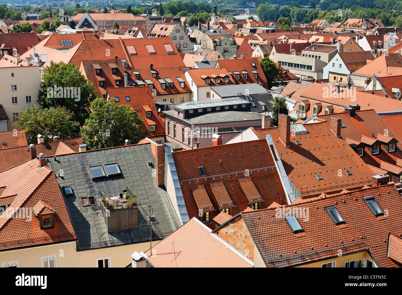 Germany, Bavaria, Upper Palatinate, Regensburg, View of city Stock Photo