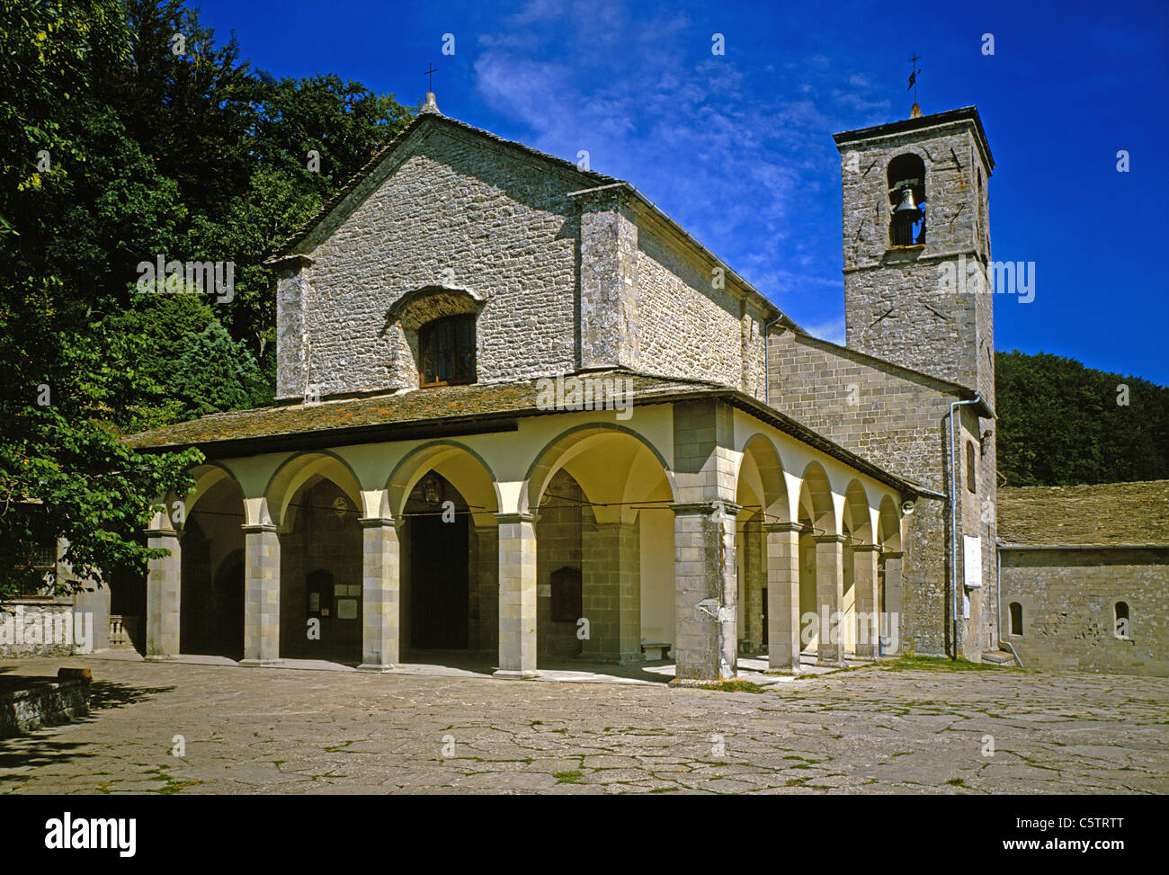 Arezzo.La Verna sanctuary Stock Photo Alamy