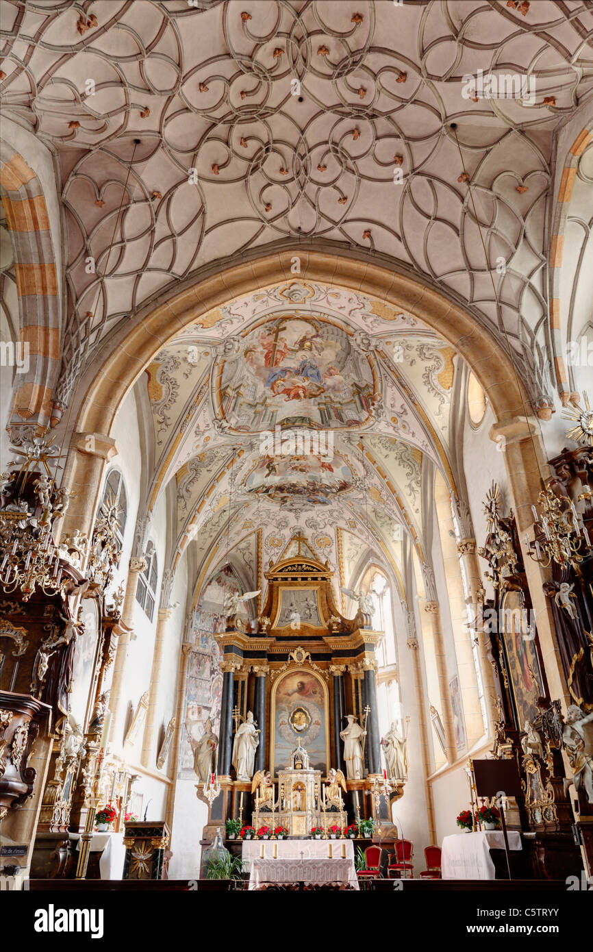 Austria, Carinthia, View of church interior Stock Photo