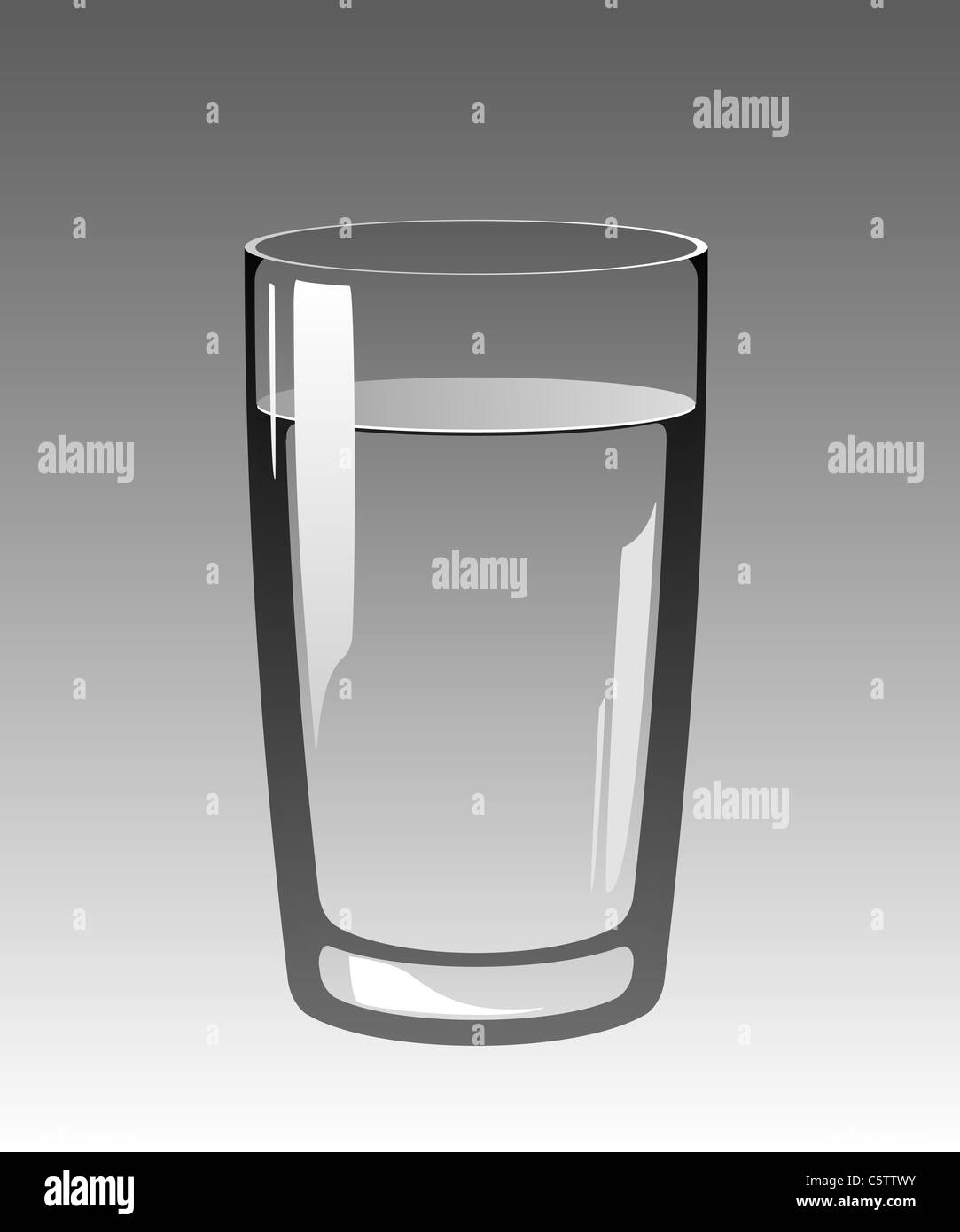 Glass of Water Stock Photo Alamy