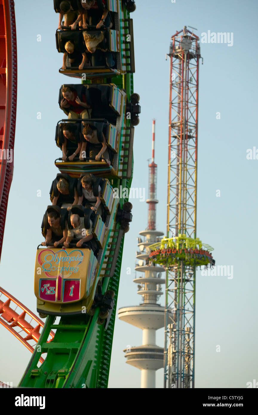 Germany, Hamburg, The fun fair Hamburger Dom Stock Photo - Alamy