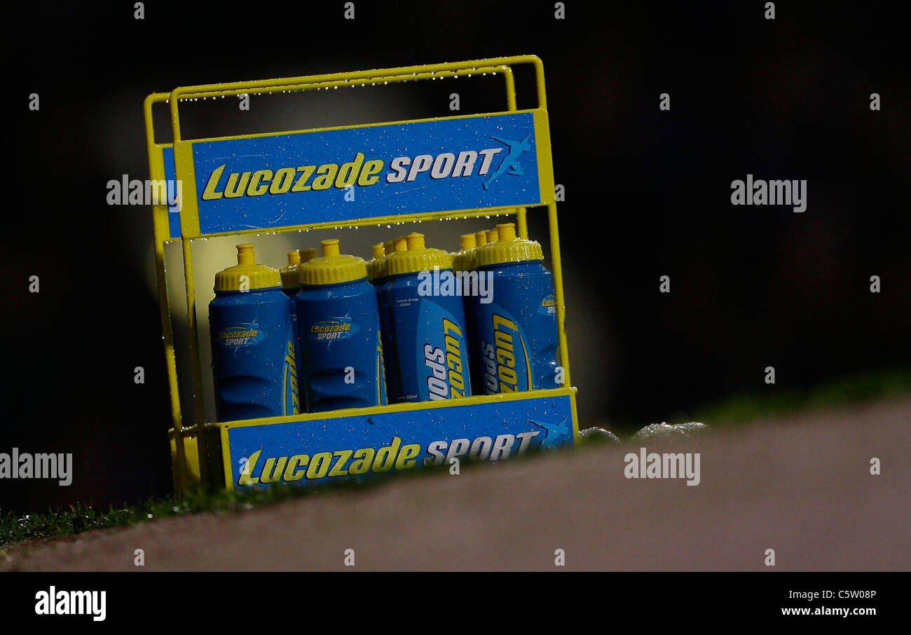 Lucozade Sport energy drink. Picture by James Boardman. Stock Photo