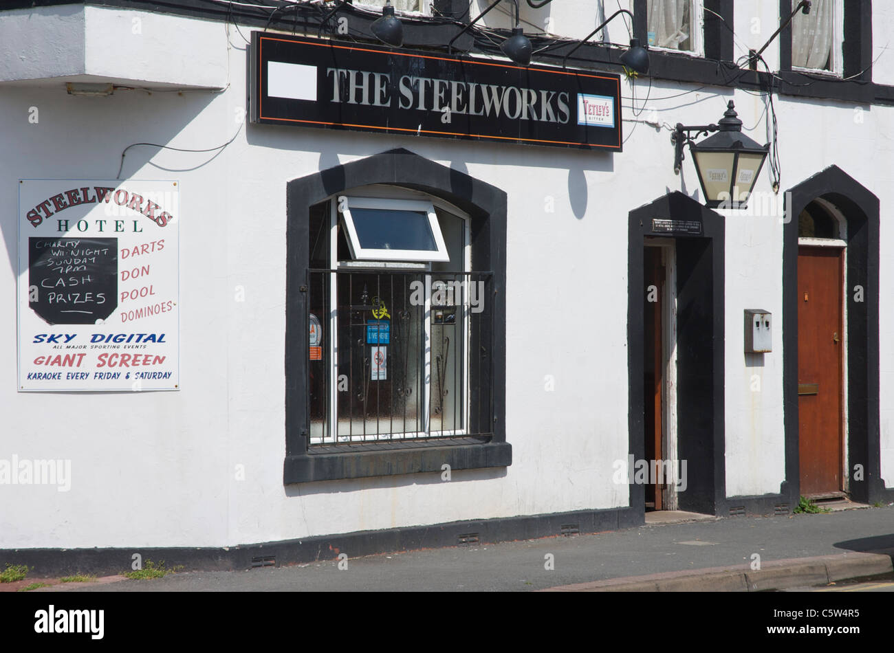 The Steelworks pub, BarrowinFurness, Cumbria, England UK Stock Photo