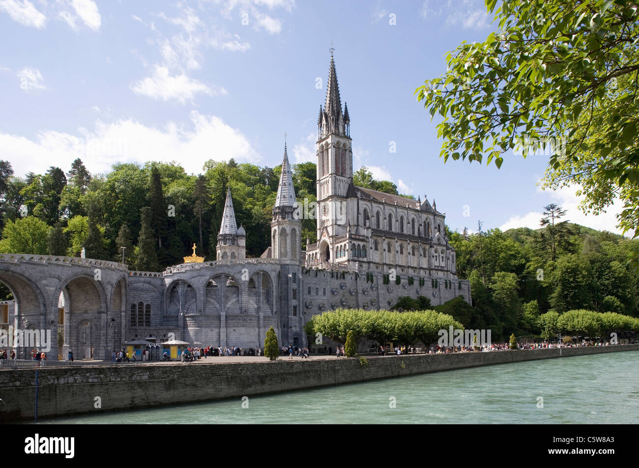 France, Lourdes, Basilica of the Rosary Stock Photo - Alamy