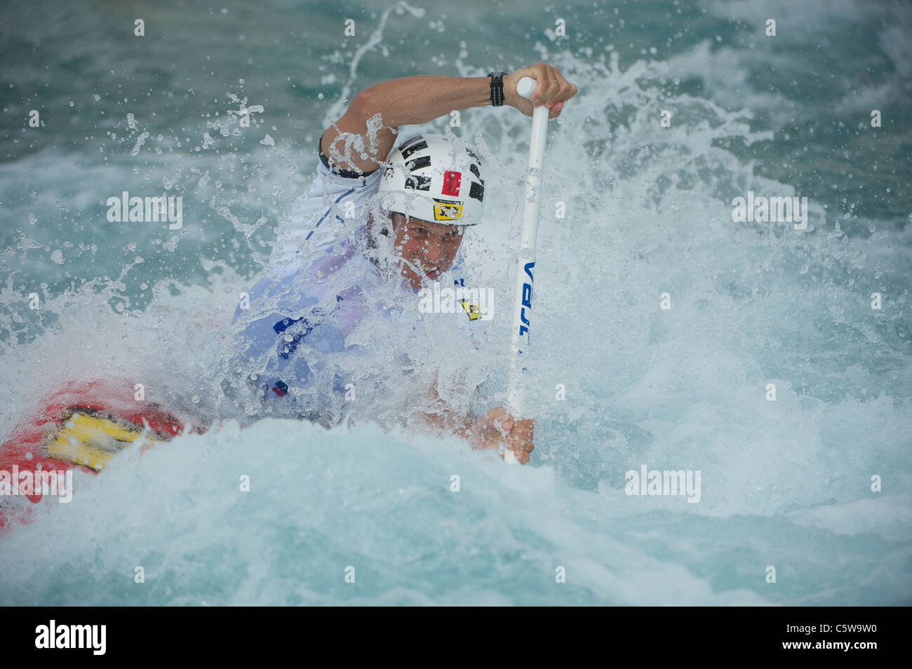Michal Martikan (SVK), Mens C1 Class, Lee Valley White Water Centre, Waltham Abbey, England Stock Photo