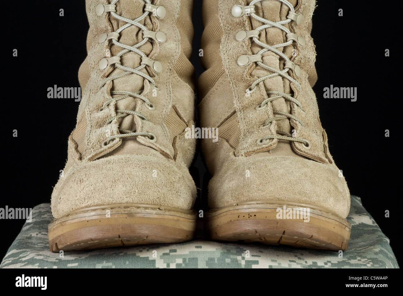 Tan leather store combat boots