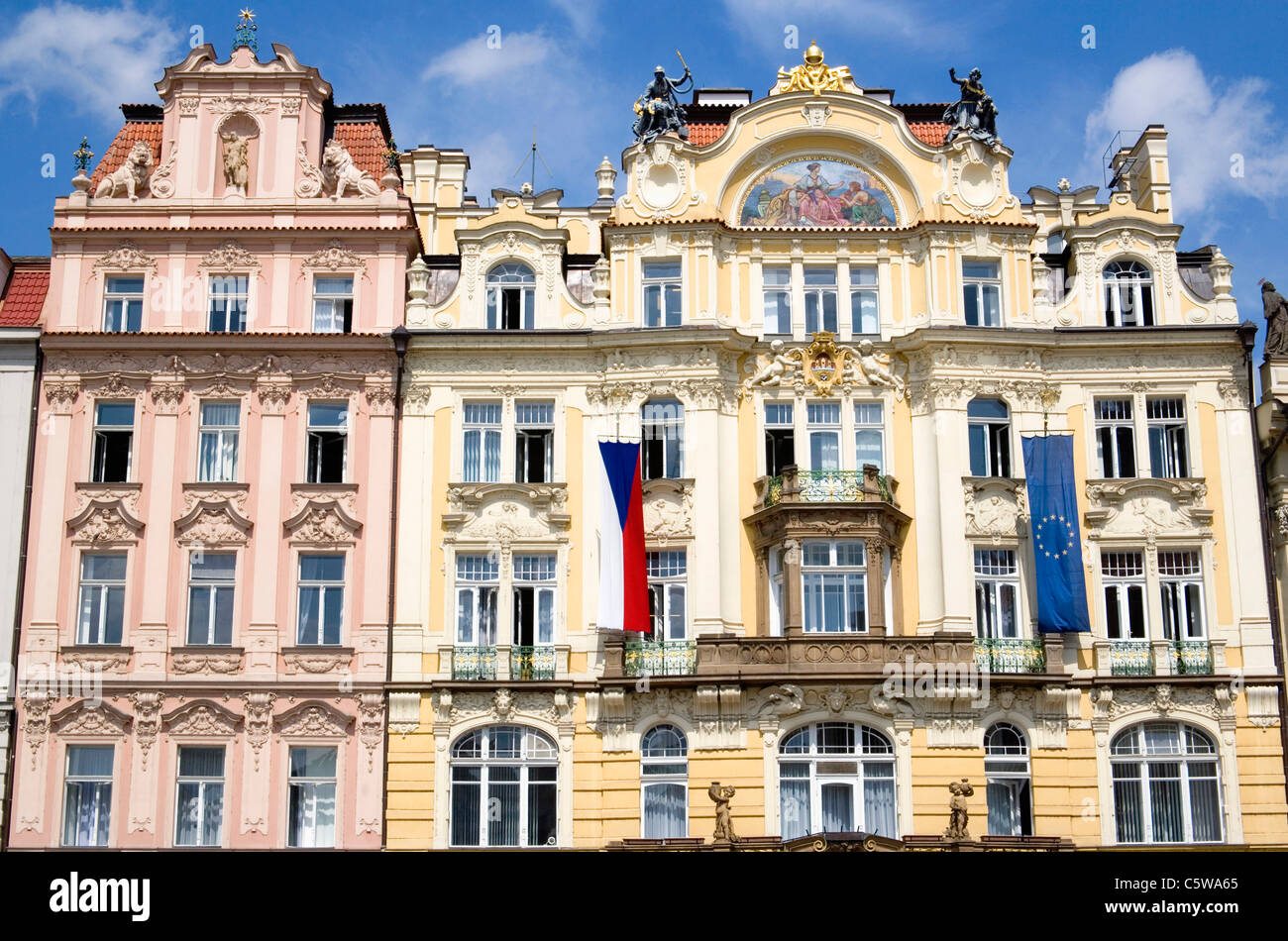 Czech Republic, Prague, Ministry of urban development Stock Photo