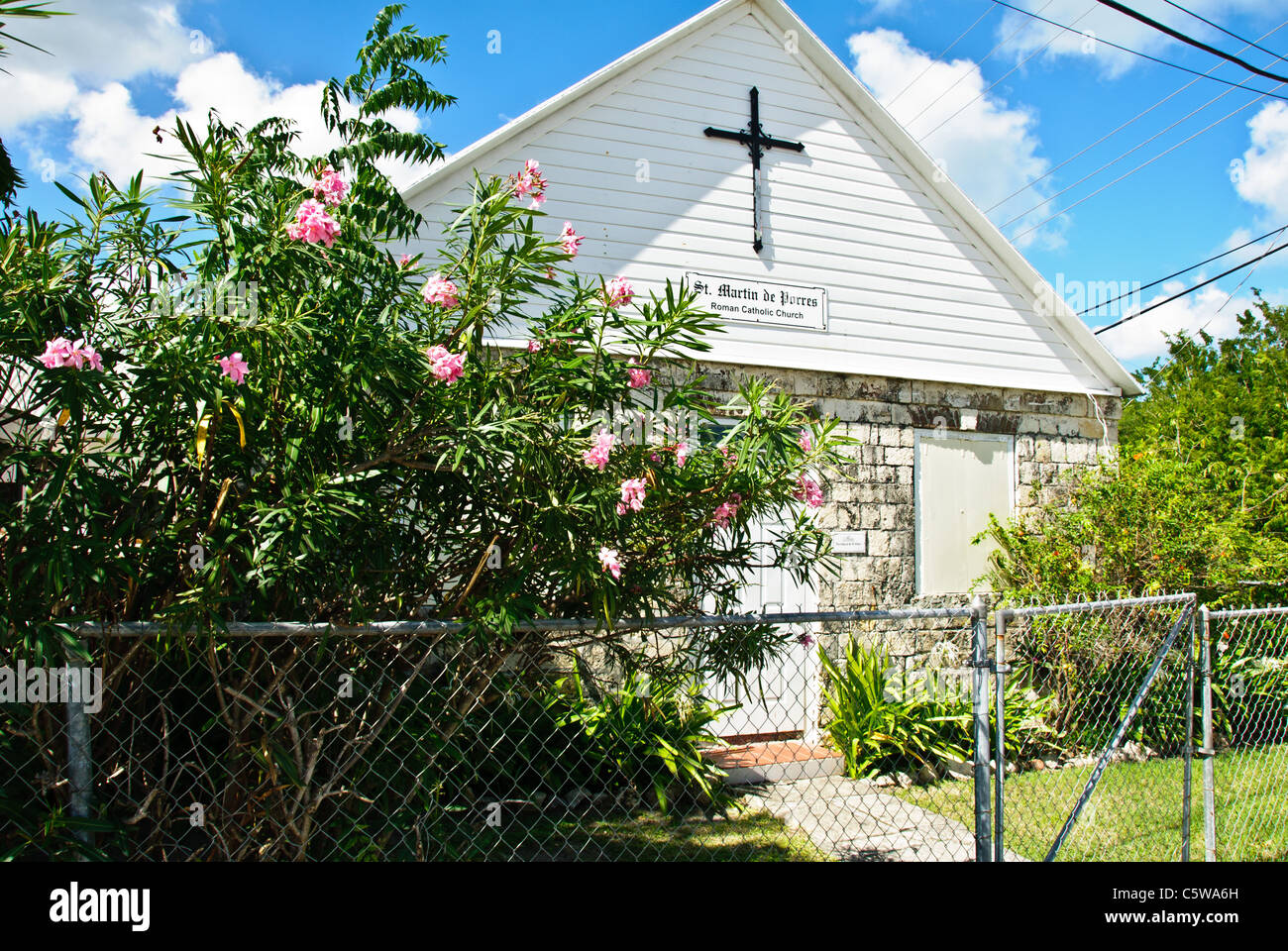 St. Martin de Porres Roman Catholic Church, Parham Town, Antigua Stock