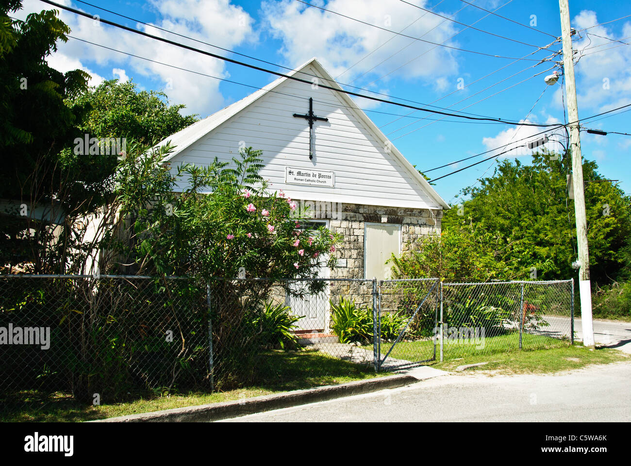 St. Martin de Porres Roman Catholic Church, Parham Town, Antigua Stock