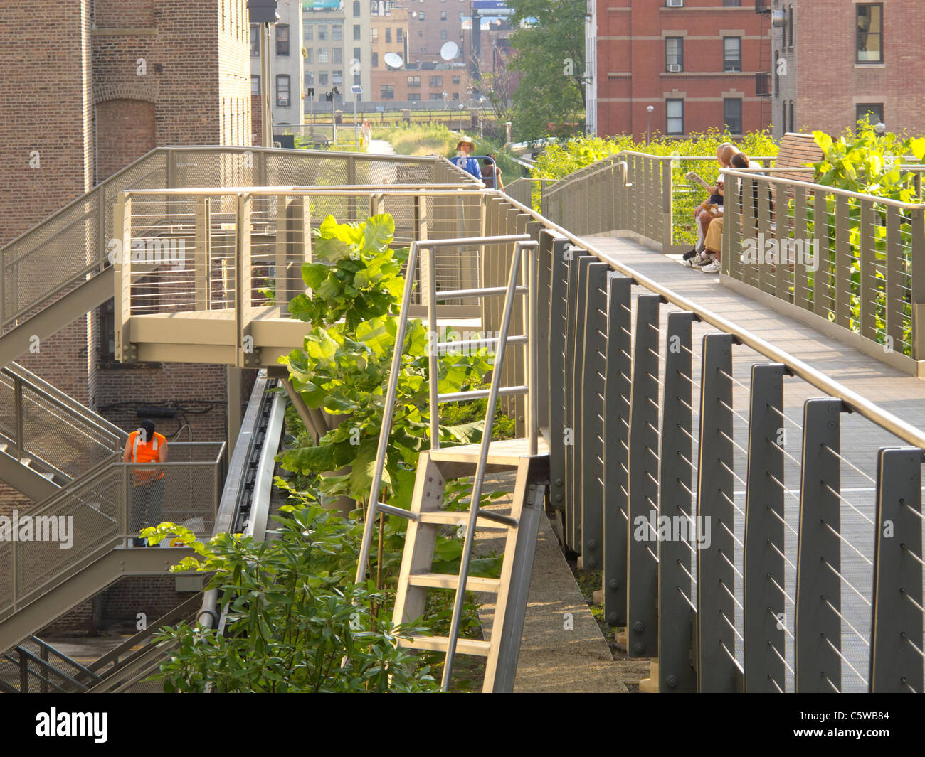 High Line Park garden Stock Photo Alamy