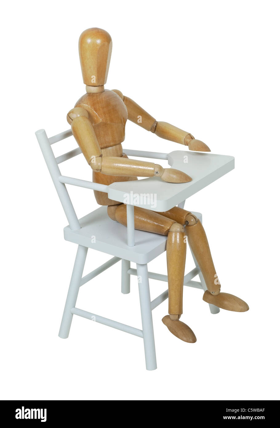 used wooden high chair